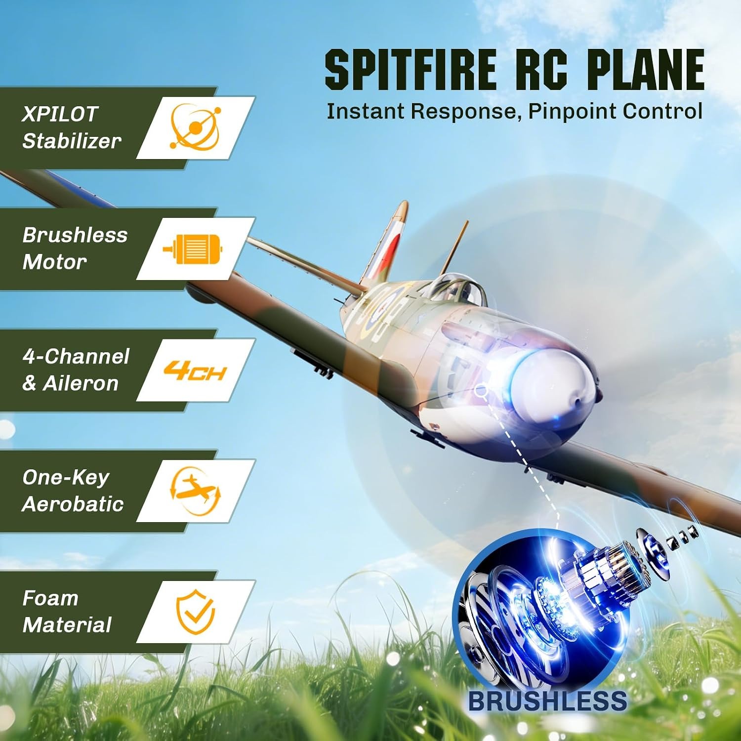 Brushless RC Plane VOLANTEXR S - đánh giá và giá Rc Planes Horizon Hobby
