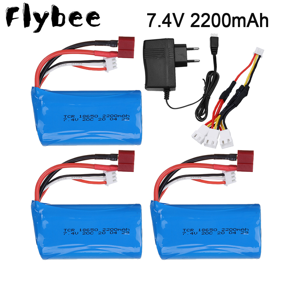 7.4V 2200mAh 18650 Lipo Batery - đánh giá và giá Rc Hobby & Maskinservice I Eskilstuna