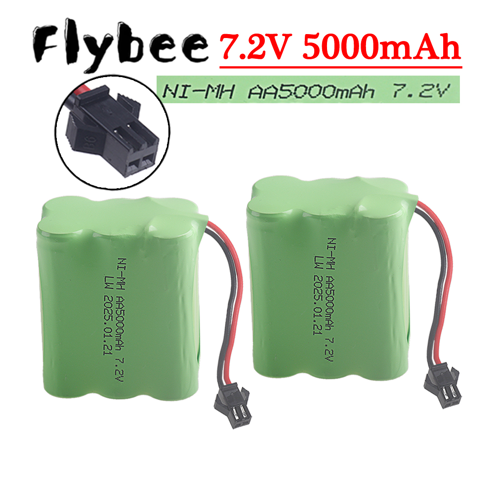 (SM-2P Plug) 7.2V 5000mah NiMH - đánh giá và giá Rc Hobby & Maskinservice I Eskilstuna