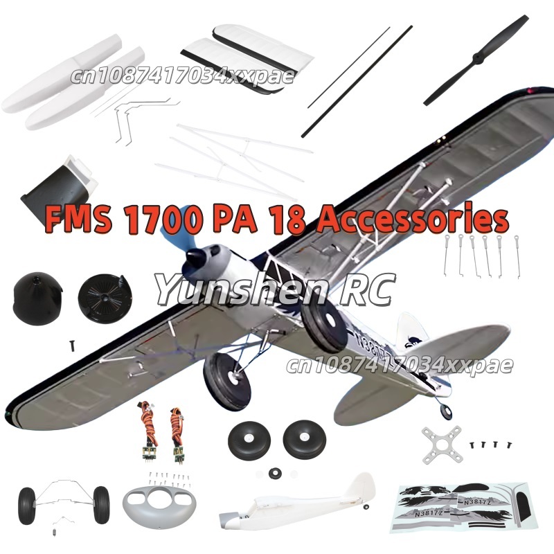 FMS RC Plane Decals For 1700mm - đánh giá và giá Rc Hobby Airplanes