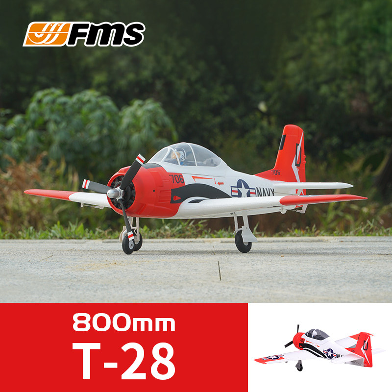 New FMS T28 Trojan 800Mm Rc Fi - đánh giá và giá Rc Planes Horizon Hobby