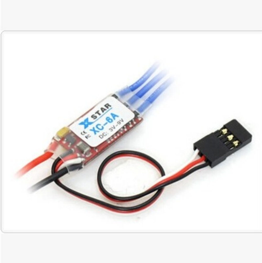 FATJAY XC-6A Brushless ESC 6A  - đánh giá và giá Rc Hobby & Maskinservice I Eskilstuna